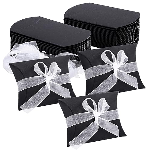TsunNee 50 Stück Kissen-Geschenkboxen – Hochzeitsgeschenkboxen für...
