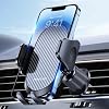 miracase Soportes para Teléfono para tu Auto con Clip de Gancho Metálico, Soporte para Rejilla de Ventilación, Base Universal para Teléfonos Compatible con iPhone, Android y Todos los Smartphones, Negro Oscuro 2