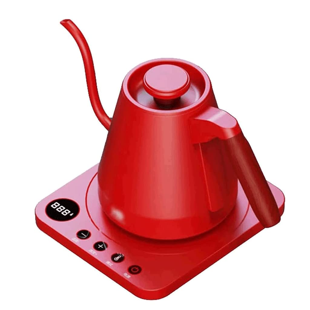 Hervidores eléctricos Hervidor eléctrico de cuello de cisne de 0,8 l/28,2 oz, tetera eléctrica fácil de verter, tetera eléctrica de calentamiento rápido de acero inoxidable para cocina Fácil de usar