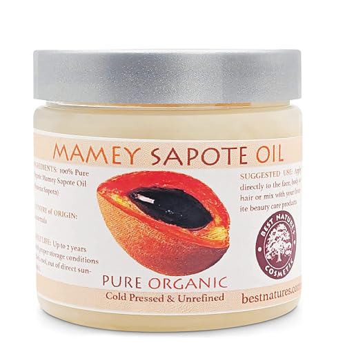Best Nature's Cosmetics Mamey Sapote Oil Pure Organic Cold Pressed Unrefined 5 fl oz / 150 ml