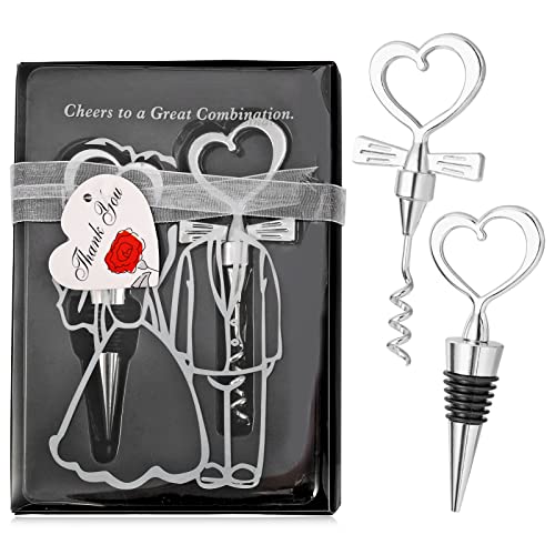 2Pezzi Apribottiglie Divertenti, Tappo per Bottiglia di Vino Rosso, Cavatappi Wine Opener, Bottiglia di Vino Cavatappi Cameriere Bartenders Cavatappi Divertente per Regalo di Matrimonio