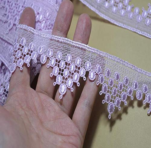 Dentelle soluble triangle violette pour customiser vos vêtements d'été - 3