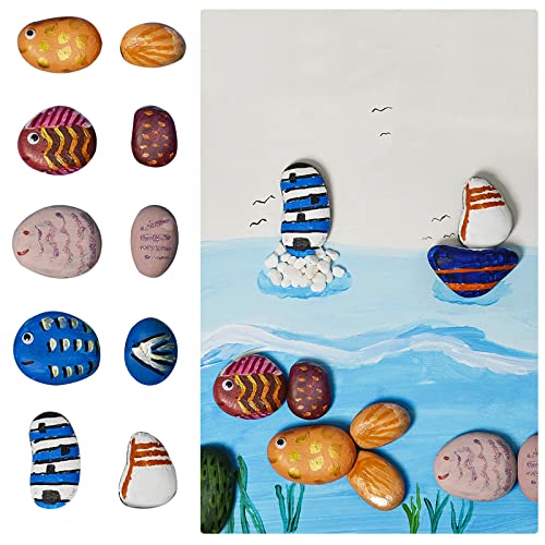 FORMIZON 14 PCS Sassi da Dipingere, Pietre