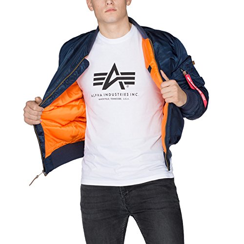 Alpha Industries MA-1 VF 59 Long Bomberjacke für Herren Rep.Blue – Ansicht 4