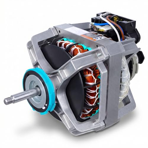 Upgraded 279827 S58TVNBG-7091 Dryer Drive Motor fit for Whirlpool Maytag Roper Amana Estate Kenmore Elite HT3 70 80 90 W10448892 8066206 3395654 W10194250 3398046 3391888 3395652 Vypart
