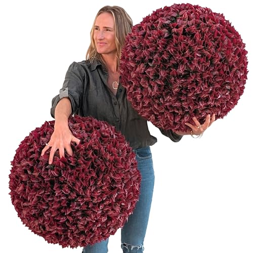 365 Curb Appeal 23" XL Topiary Balls (Better Than a