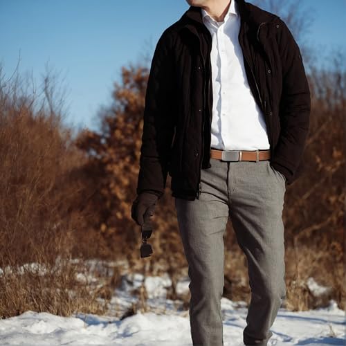 Image of CHAOREN Mens Belt Leather Ratchet Belt - Customizable Fit, Effortless Style (35mm)