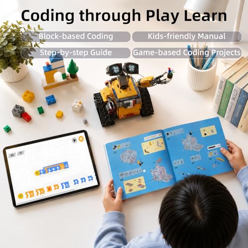 5-in-1 STEM Coding Robot Building Kit, Ages 8-16 - Image 3