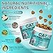 MNQAXZ Cat Calming Treats, 140 Soft Chews to Relieve Anxiety, Stress & Prevent Bites, Perfect for Travel & Veterinary Visits, Soothing Calming Care for Indoor Cats Chicken Flavor 7.41 OZ