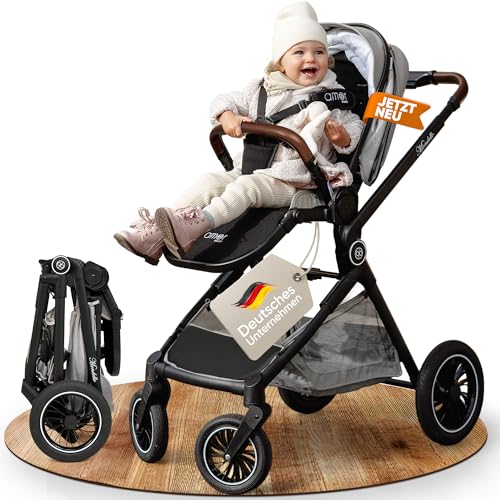 Buggy [schnell faltbar für Reise & Alltag] leichter Kinderwagen bis 22 kg | Buggy Klein Zusammenklappbar | Reisebuggy für unterwegs, kompakt für Auto & Urlaub | Kinderwagen | Baby Stroller - AMOR BABY
