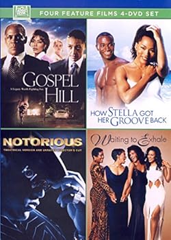 DVD Angela Bassett Four Feature films (Gospel Hill / How Stella Got Her Groove back / Notorious / Waiting to Exhale) Book