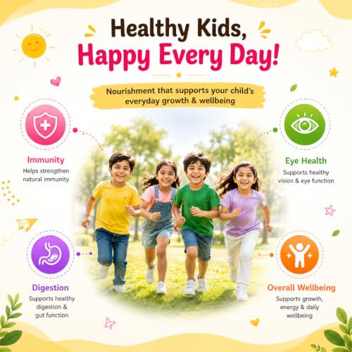 Image of Fixuphealth Multivitamin Gummies for Kids with 12 Vitamins & Minerals, Vitamin C, Iron, Zinc, Magnesium & Vitamin D2 | Gummy Bear Multivitamin for Kids 2-6 Years | Mango Flavored 30 Gummies