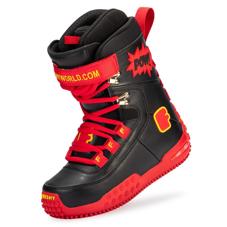 Pow Stomps Snowboard Boots, Waterproof. Custom-Fit Liner - Medium Flex for Snowboarding. Lightweight Durable Shoes - Main Image