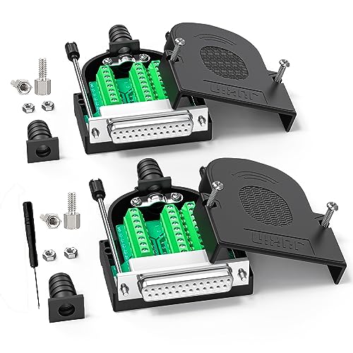 Adaptadores Conector DB25 Serial 2Pack Hembra miniatura 1