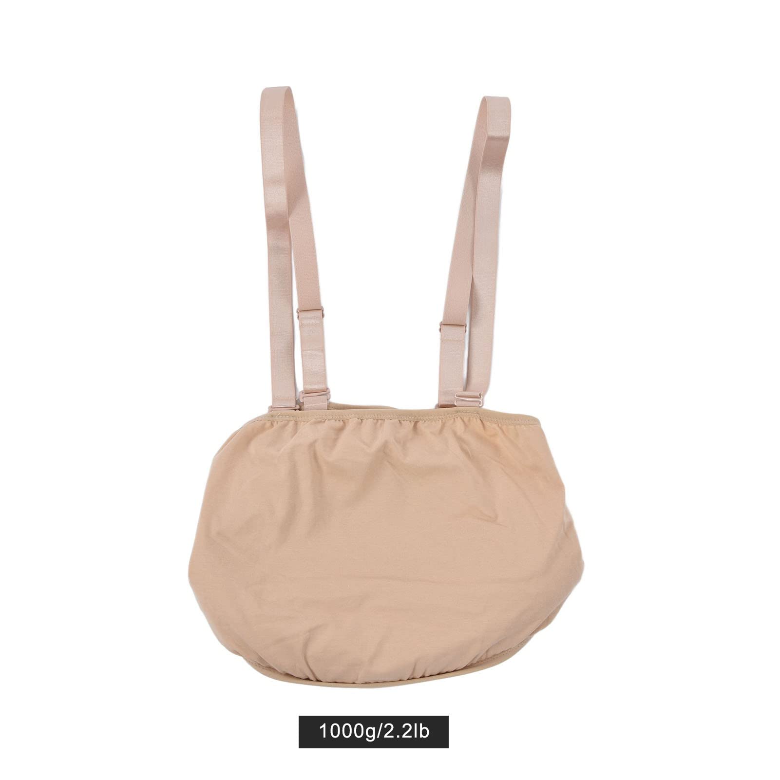 Fałszywy brzuch w ciąży, płynny silikon Fałszywy brzuch nadziewarka 1000g/2,2lb Kolor skóry dla aktorki do opatrunku krzyżowego do występu dla Cosplay(kolor)