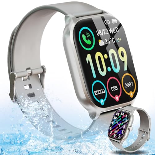 La mejor comparación de redlemon smartwatch los más recomendados. 42 Reloj Deportivo Inteligente con Bluetooth,2,01 Pulgadas Reloj Inteligente Resistente Al agua con Monitor de Frecuencia Cardíaca para Mujeres y Hombres,Podómetro,Compatible con...