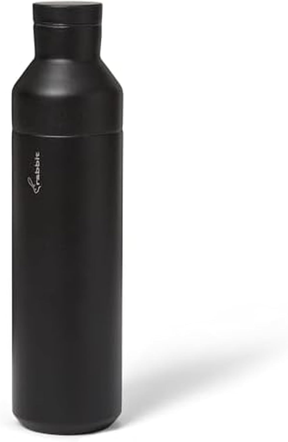 Rabbit Insulated Wine Bottle and Cocktail Shaker – 750mL Stainless Steel, Double-Walled Vacuum-Sealed, Leak-Proof, Portable Beverage Container with Strainer, Holds Full Wine Bottle or Batch Cocktails