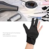 Eson Heat Resistant Gloves 3 Finger for Hair Styling, Professional Heat Resistant Protection Gloves for Hair Styling Curling Wand Flat Iron Unisex Anti-hot Insulation Three Finger Glove - Image 6