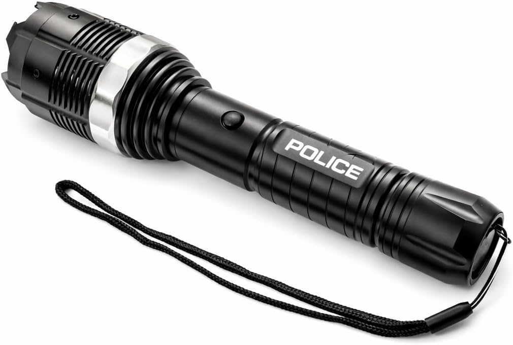 POLICE Stun Gun 8800 - Max Volt Rechargeable with LED Tactical Flashlight