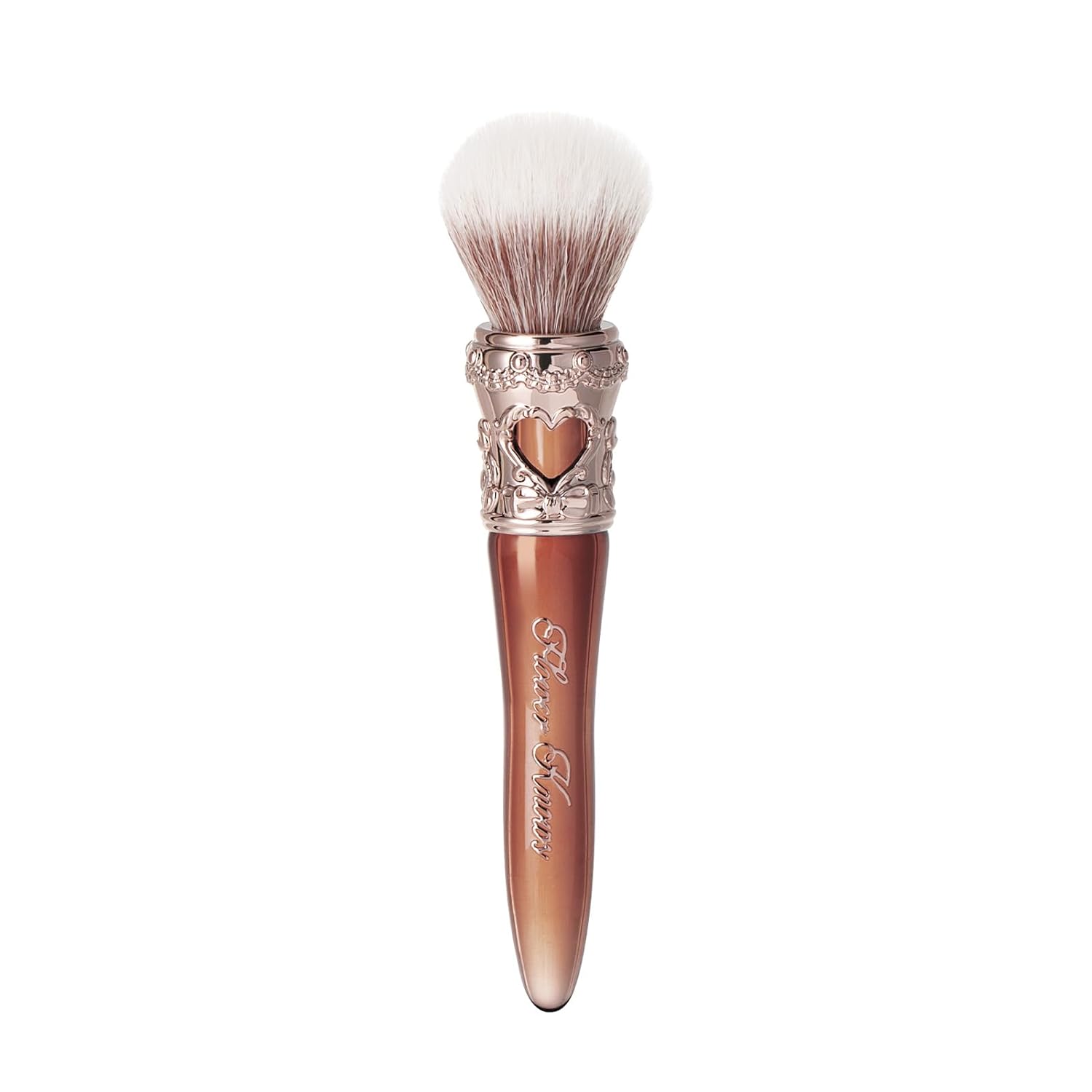Flower Knows Strawberry Rococo Embossed Blush+The Sweetie Bear Collection Rounded Blush Brush