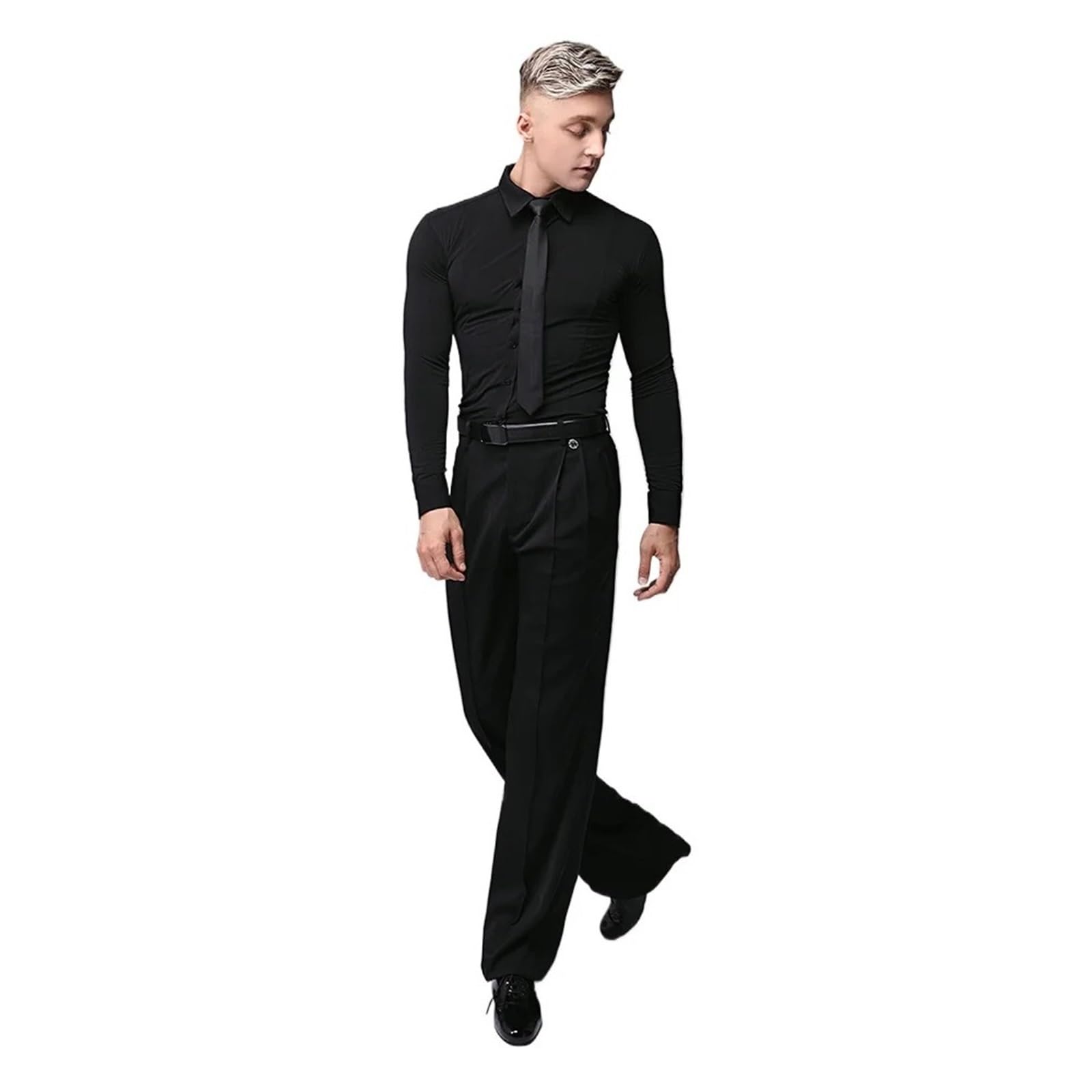 Pantalones de Baile Moderno for Hombre, Pantalones, Ropa Latino, Tango, for para Hombre, Salsa, Jazz, Danza