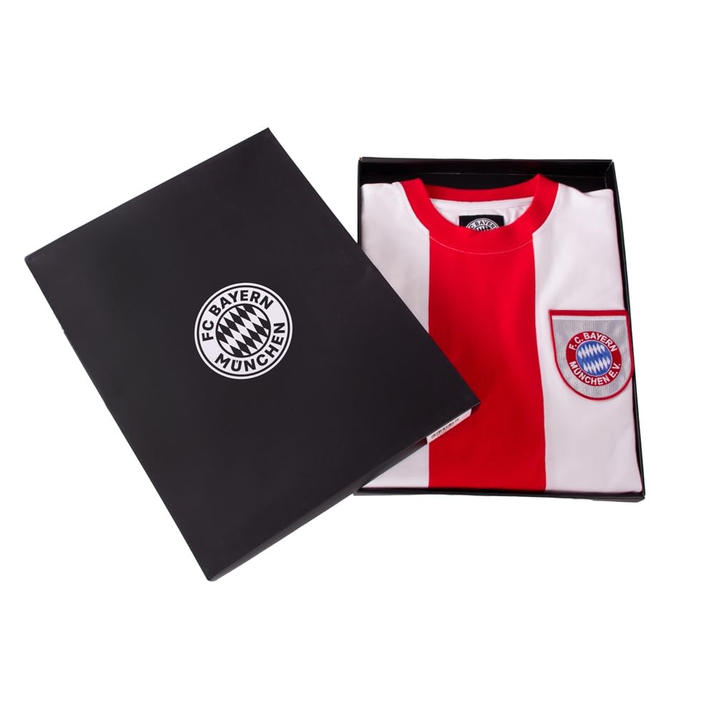 FC Bayern München Retro Trikot 1971-72 Rot/Weiß I Fußball Größe S