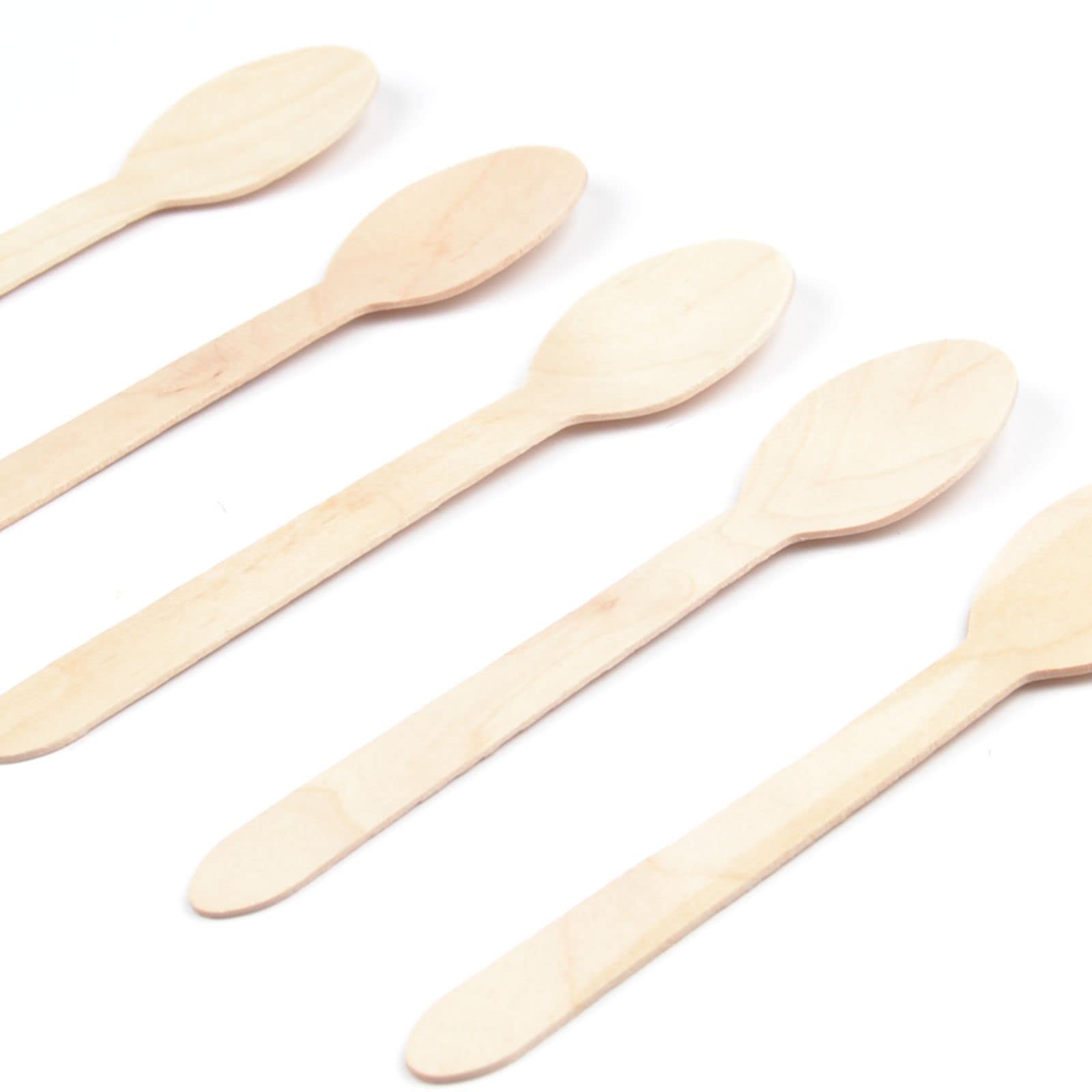 2000 Einweglöffel Aus Holz – 16 Cm, Biologisch, Für Party & Catering, 4002196192169