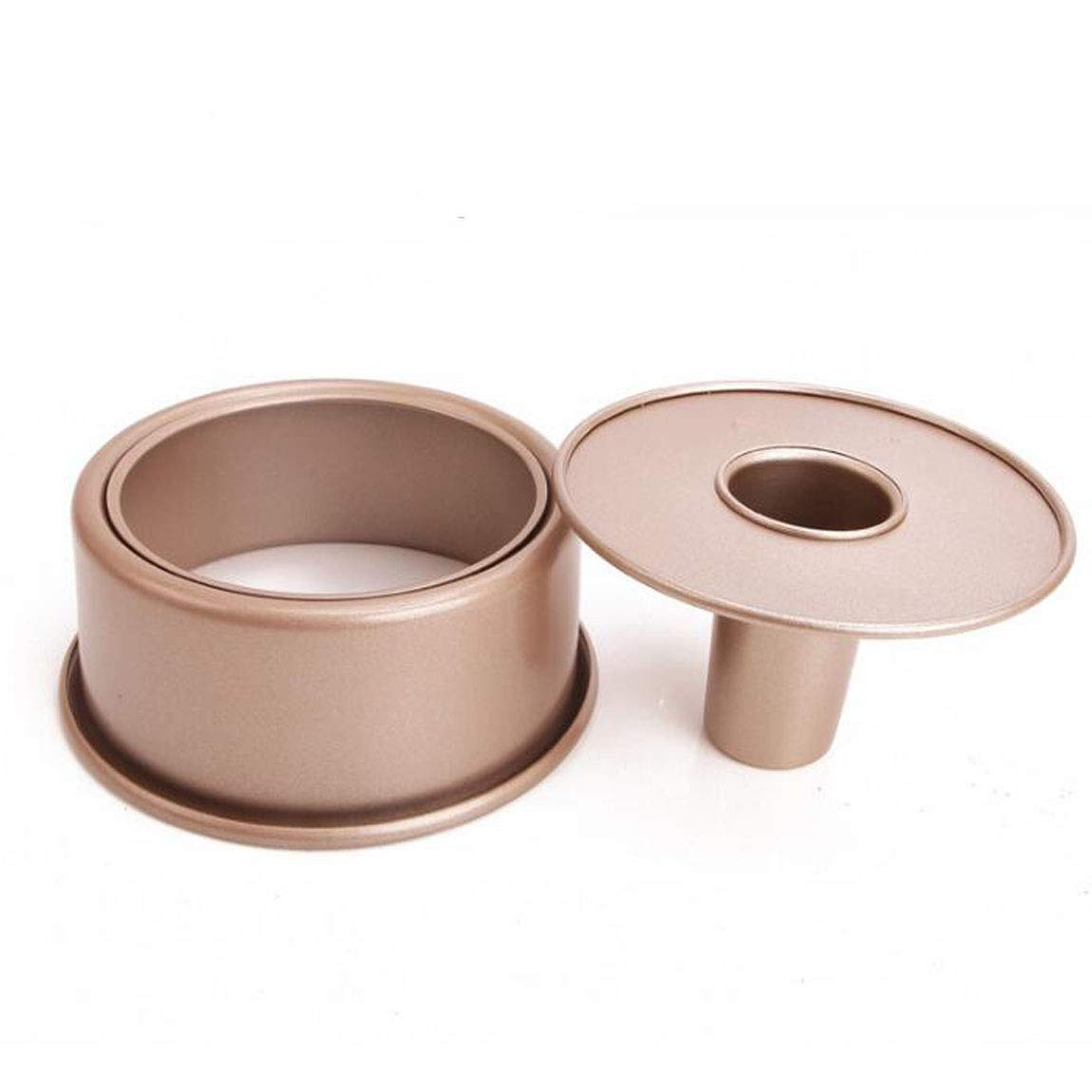 CANDeal 6 pouces 15cm Profond Moule à Savarin Gâteau, Fond Amovible, Antiadhésif