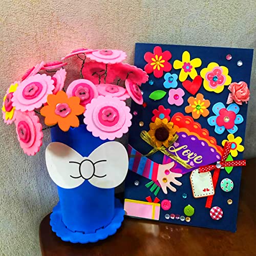 96pcs Foam Sheet Crafts 8.5X 5.5 in 12 Assorted Colors Eva Foam Paper Pieces for Kids Student Classroom Craft DIY Sewing - Image 6