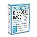IMPRESA Disposable Adult Diaper Bags - 12 x 15 in, Pack of 75 Leak-Proof, Tear-Resistant & Odor-Proof Adult Incontinence Disposal Bags - Unscented