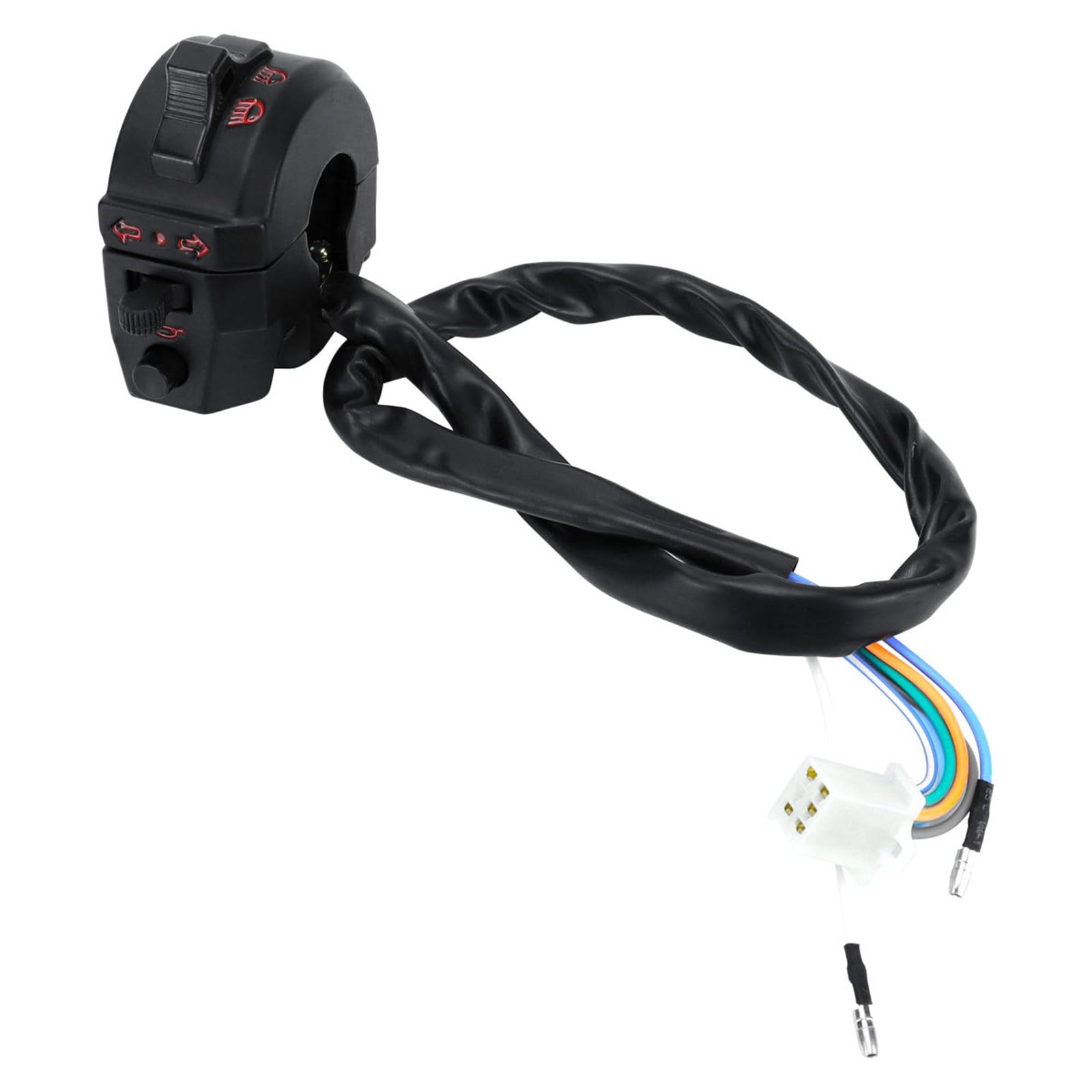 Kit de feux de clignotant pour moto avec faisceau de câblage fini et clignotant, installation facile et utilisation à long terme