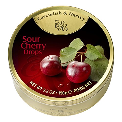 Cavendish & Harvey Candy Tin Cherry 5.3-Ounce