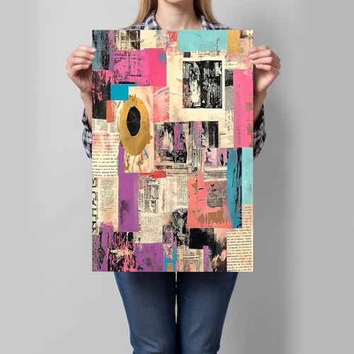 Carteles e impresiones de cultura callejera en lienzo multicolor de 60x90cm sin marco 5