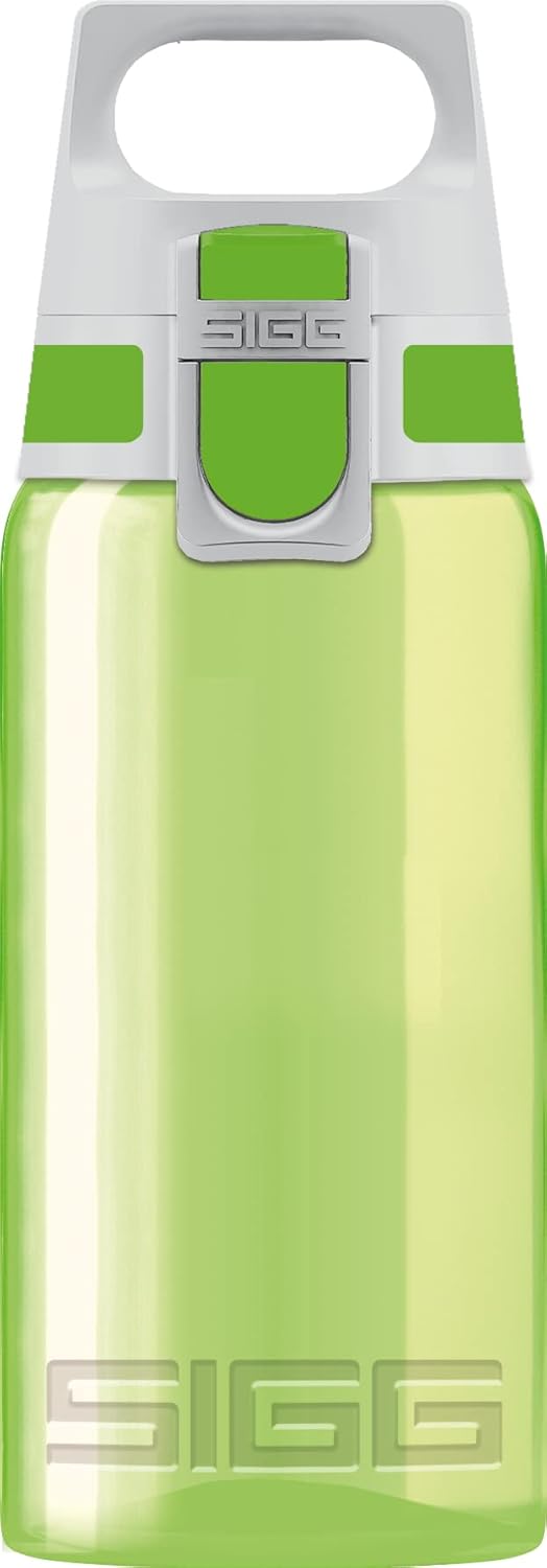 Sigg, Sports Water Bottle For Kids, Viva One Green, Suitable For Carbonated Drinks, Leakproof, Dishwasher Safe, BPA Free