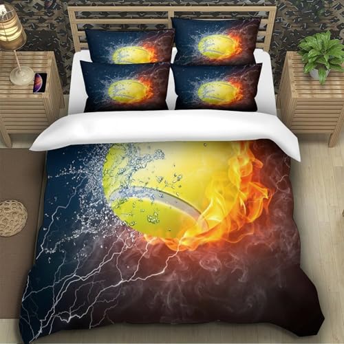 Housse de couette tennis microfibre hypoallergénique ultra douce - 5