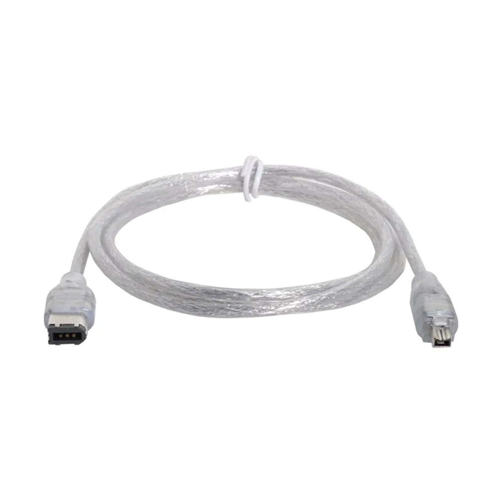 Firewire 1394 Câble et adaptateur 4p vers 4 broches Ieee-1394a 800 Mbit/s pour ordinateur PC vers caméscope (1394 4 broches-6 broches)