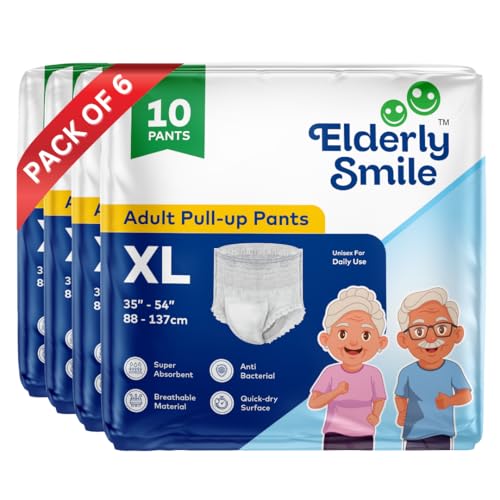 ELDERLY SMILE Adult Diaper Pants Pull Up – Extra Large (35