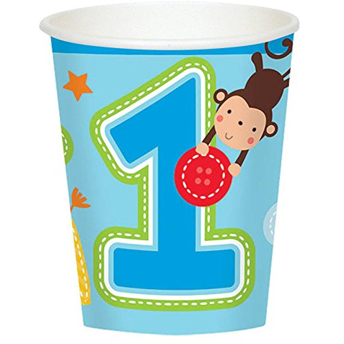 One Wild Boy 9 oz. Cups, Birthday