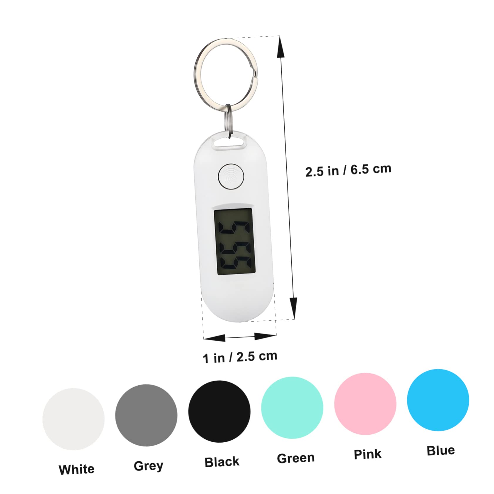 NUOBESTY Relojes De Silenciosos Luminiscentes Verde Azul Negro Rosa Gris para Estudiantes Exámenes Y Piezas X 3