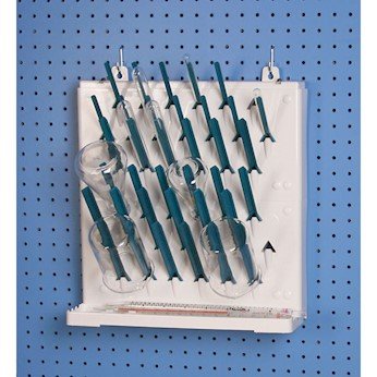 F18933-0014 Drying Rack, Wall-Mount, Single-Sided 2 Tier