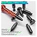UHANBUT Paintless Dent Repair Kit, 9 Different Shaped Hammer Heads & Metal Tap Down Pen, DIY Vehicle Body Dent Remover Tool Set for RV, SUV, Truck