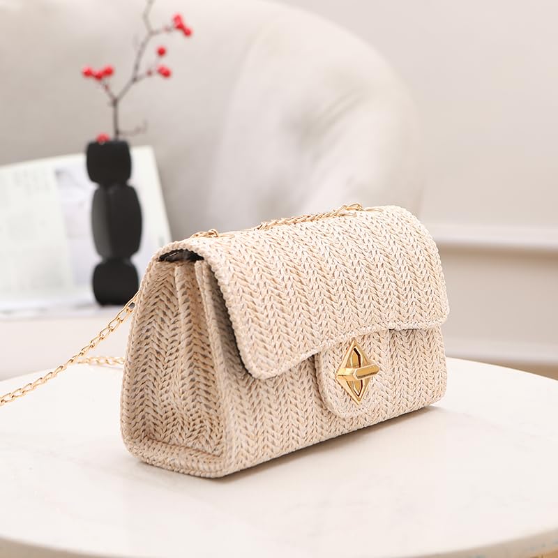 Summer Straw Crossbody Bags for Women Purses and Handbags Shoulder Woven Beach Bag3