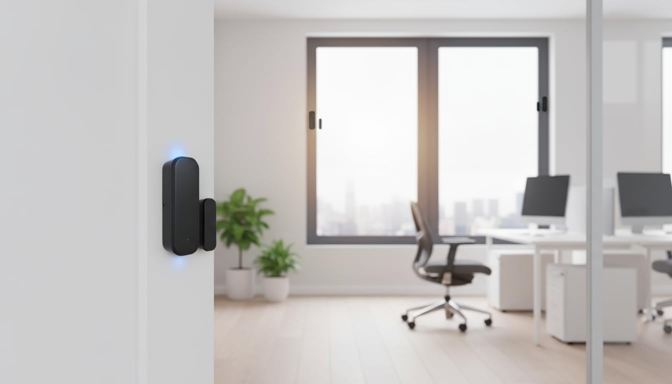 Zigbee Tuya - Sensor inteligente para puerta y ventana, 10 unidades, contacto inalámbrico con notificación instantánea de aplicación, para seguridad en el hogar y automatización inteligente del hogar