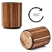LOHONER Acacia Wood Utensil Holder for Kitchen Counter, 360° Rotating 7.2