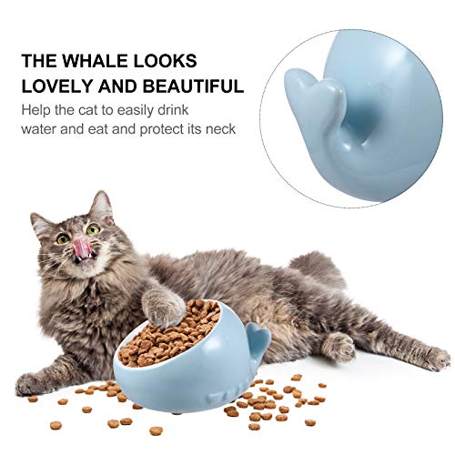 Série animal fácil de limpar tigela de cerâmica para animais de estimação tigela para gatos tigela d