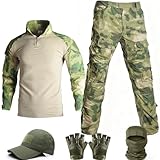 VPZenar Airsoft Suit,Combat Pants and Shirt,Cap Balaclava...