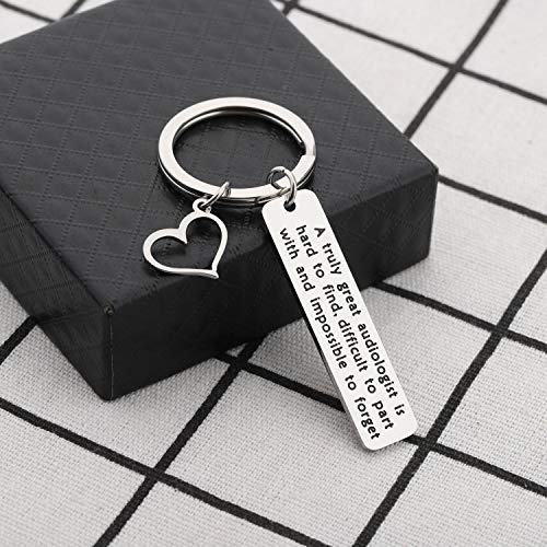 Image of CHOORO Audiology Audiologist Gift A Truly Great Audiologist is Hard to Find Keychain Audiology Gift
