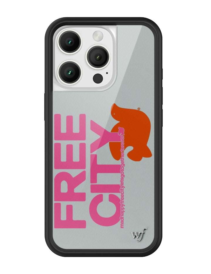 Image of Wildflower Cases - iPhone 16 Pro Compatible - Madhappy & Freecity | Impact-Certified 6.5 ft Drop Protection Case, Raised Protective Bumper, Cute Aesthetic Design, Women-Owned Small Business