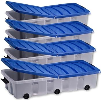 Unterbettkommode Rollbox Rollen Unterbettbox Unterbettkasten: Amazon.de