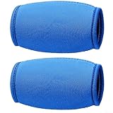 Accessoire de football : le colis comprend 2 protège-mentons en plusieurs couleurs (jaune, violet, vert, cramoisi, bleu, orange), à installer et à nettoyer pour une utilisation répétée